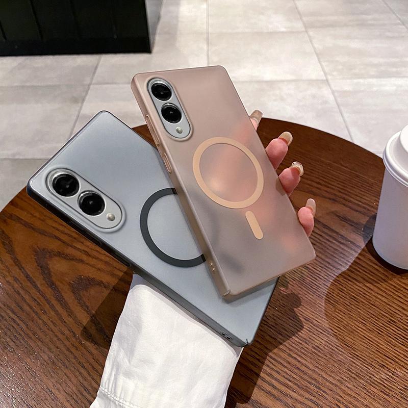 For Samsung Galaxy S25 Edge 5G Ice Fog MagSafe PC Phone Case(Titanium Grey)