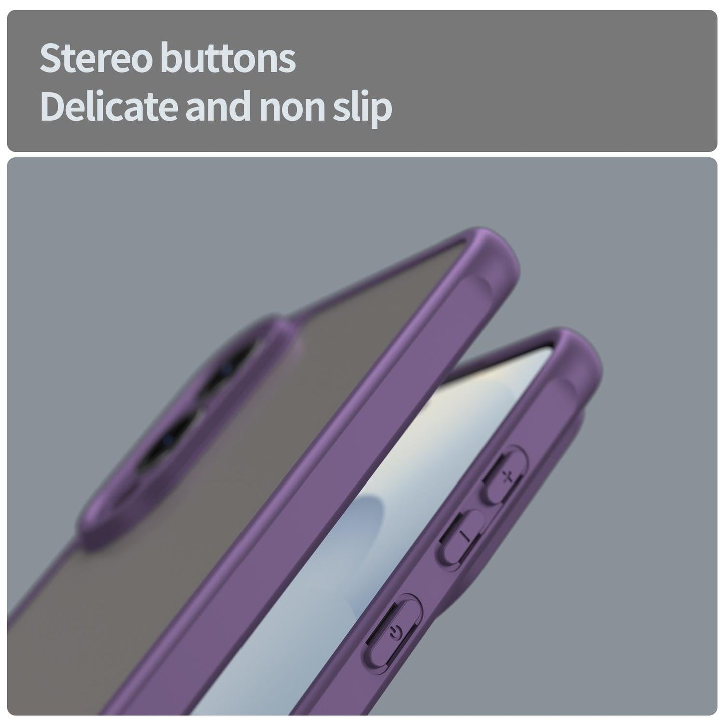 For Samsung Galaxy S25 Edge 5G Fan Dun Series TPU Hybrid PC Frosted Phone Case(Purple)