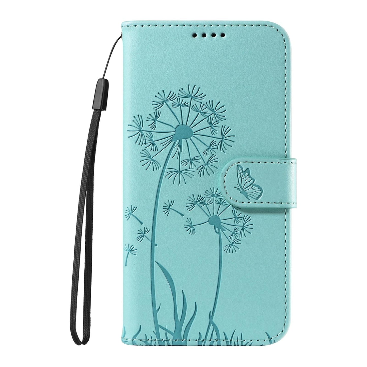 For vivo V50 5G Global Dandelion Embossed Pattern Flip Leather Phone Case(Green)