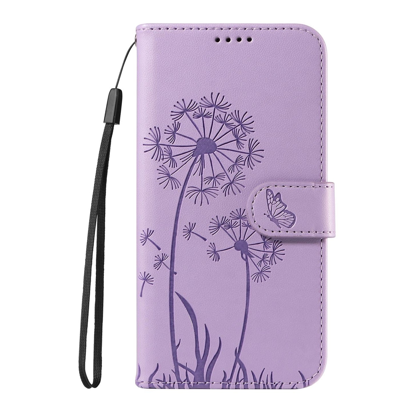 For vivo V50 5G Global Dandelion Embossed Pattern Flip Leather Phone Case(Purple)