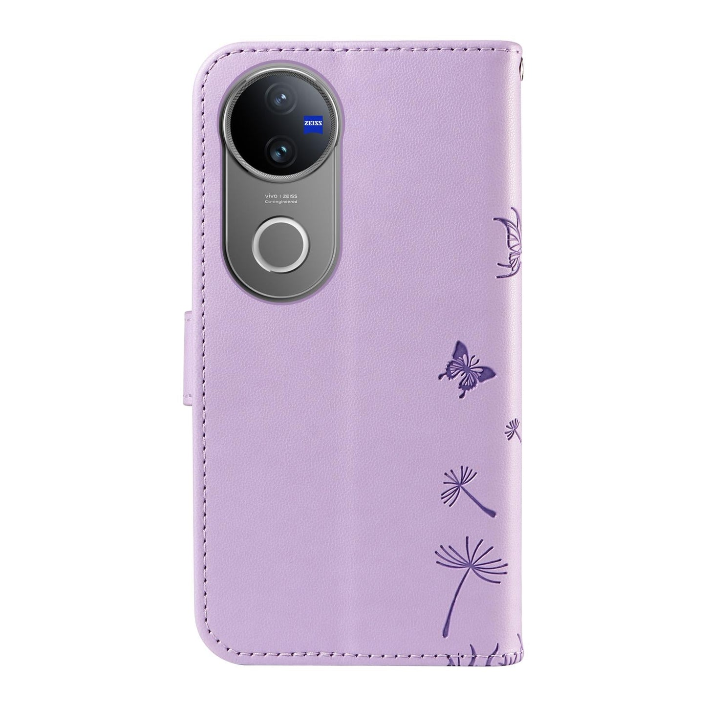 For vivo V50 5G Global Dandelion Embossed Pattern Flip Leather Phone Case(Purple)
