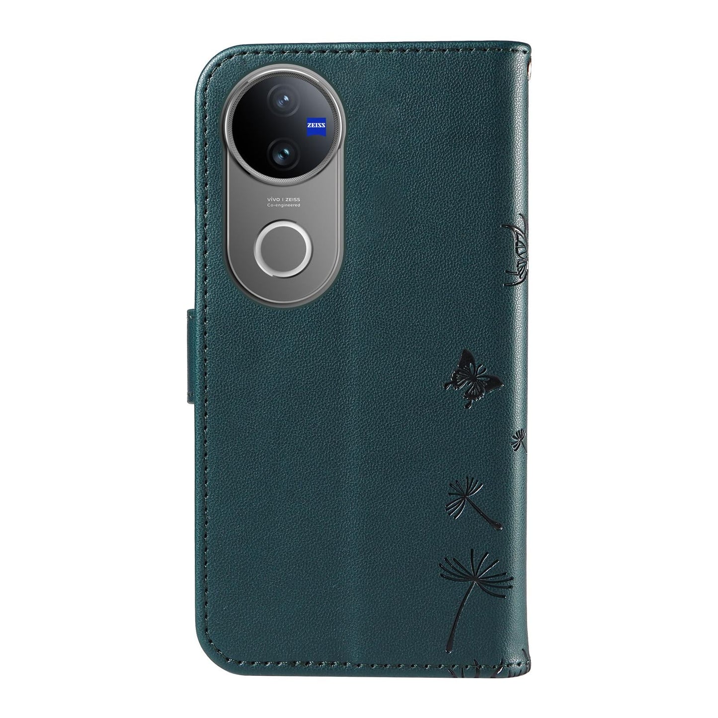 For vivo V50 5G Global Dandelion Embossed Pattern Flip Leather Phone Case(Blue)