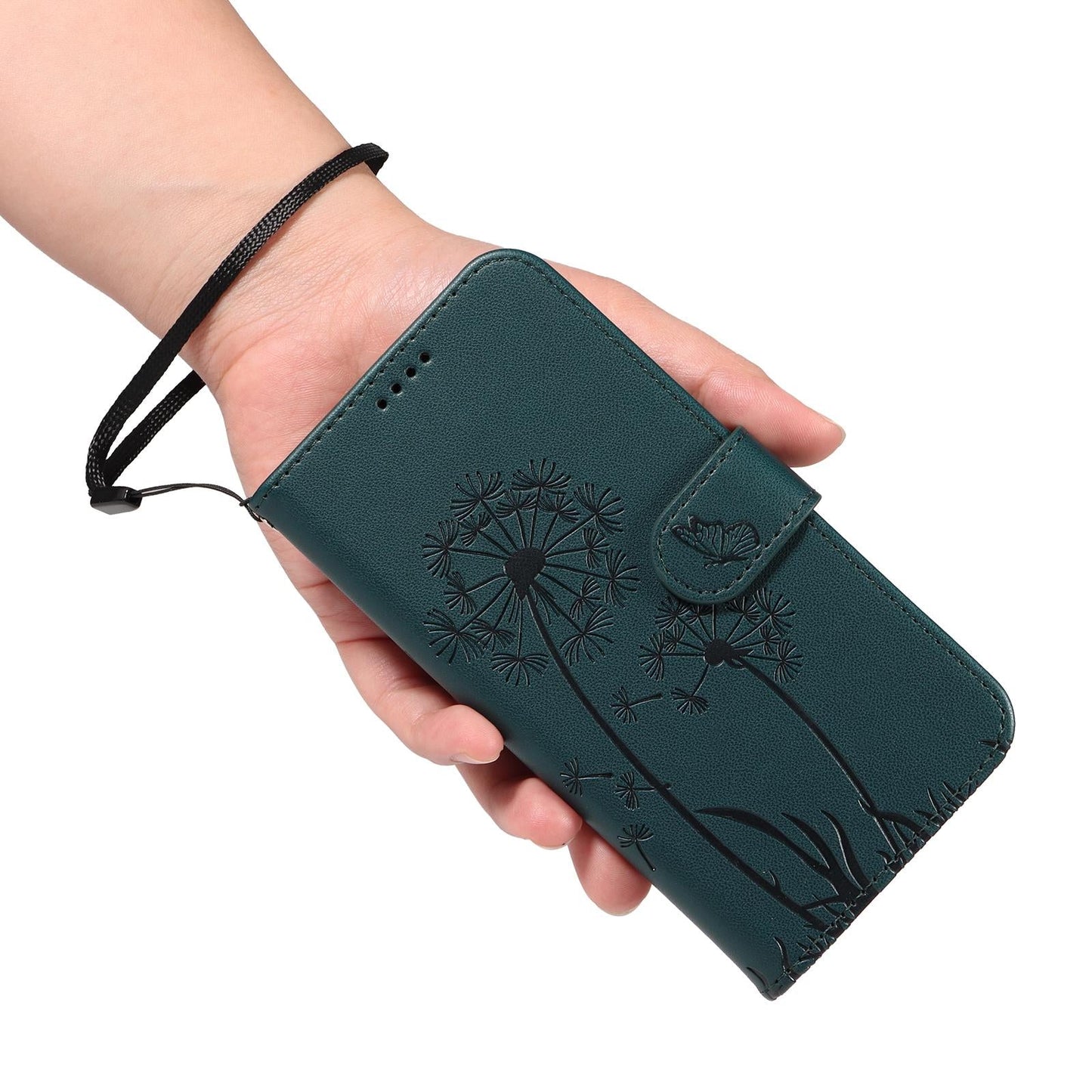 For vivo V50 5G Global Dandelion Embossed Pattern Flip Leather Phone Case(Blue)