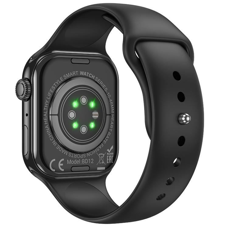 BOROFONE BD12 Smart Sports Watch, 2.01 inch Screen, Support BT Call(Black)