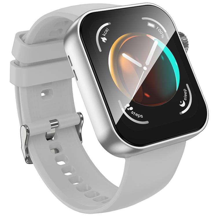BOROFONE BD13 Smart Sports Watch, 1.83 inch Screen, Support BT Call(Silver)
