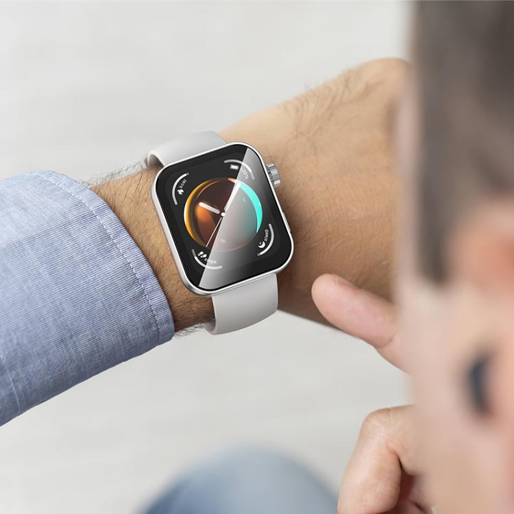 BOROFONE BD13 Smart Sports Watch, 1.83 inch Screen, Support BT Call(Silver)