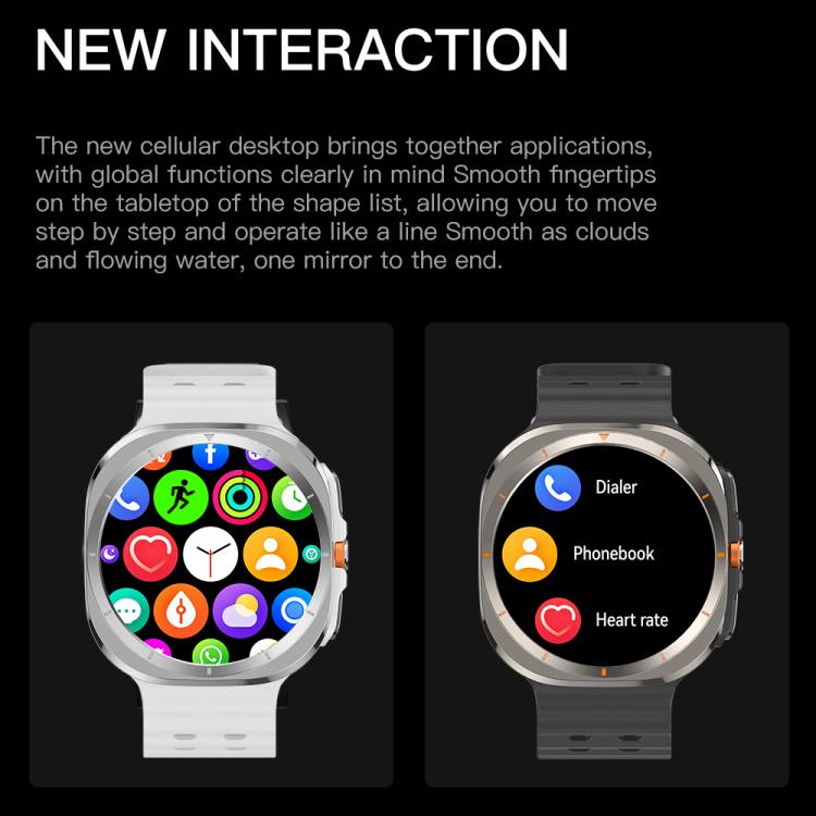 X7 1.51 inch IPS Screen Bluetooth Smart Watch Supports Healthy Monitoring(Silver)