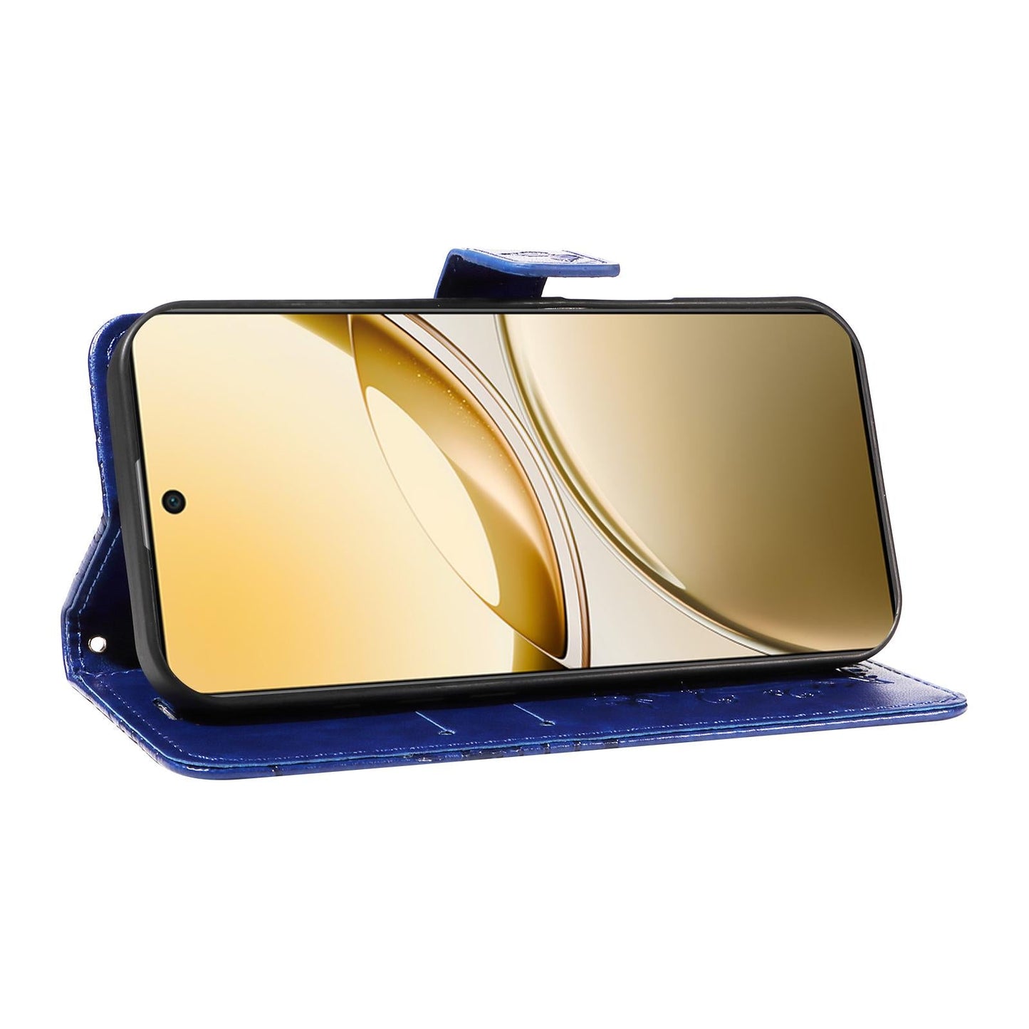 For vivo V50 5G Global 3D Butterfly Embossed Pattern Flip Leather Phone Case(Blue)