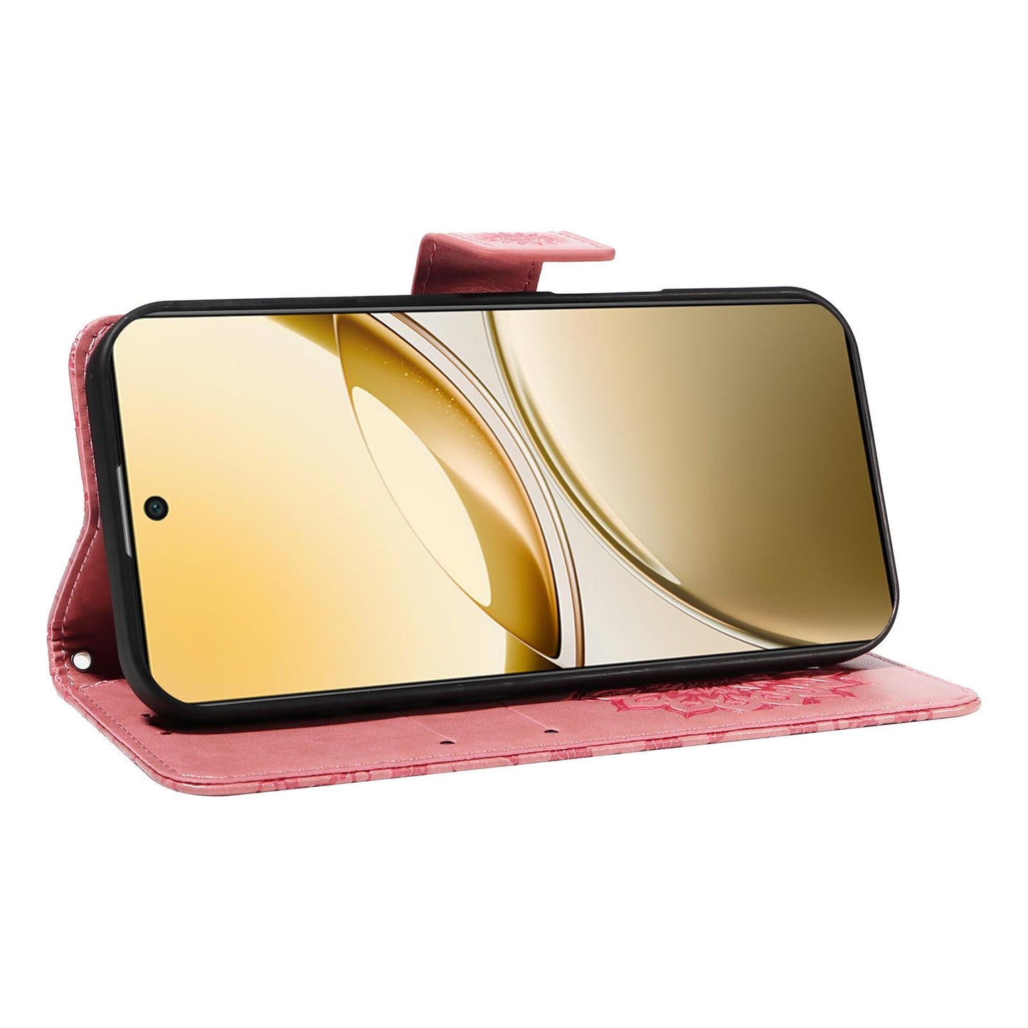 For vivo V50 5G Global Embossed Sunflower Pattern Flip Leather Phone Case(Pink)