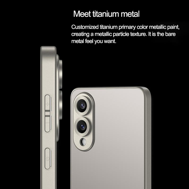 For Samsung Galaxy S25 Edge 5G GKK Skin Feel PC Hybrid TPU Phone Case(Titanium Light Black)