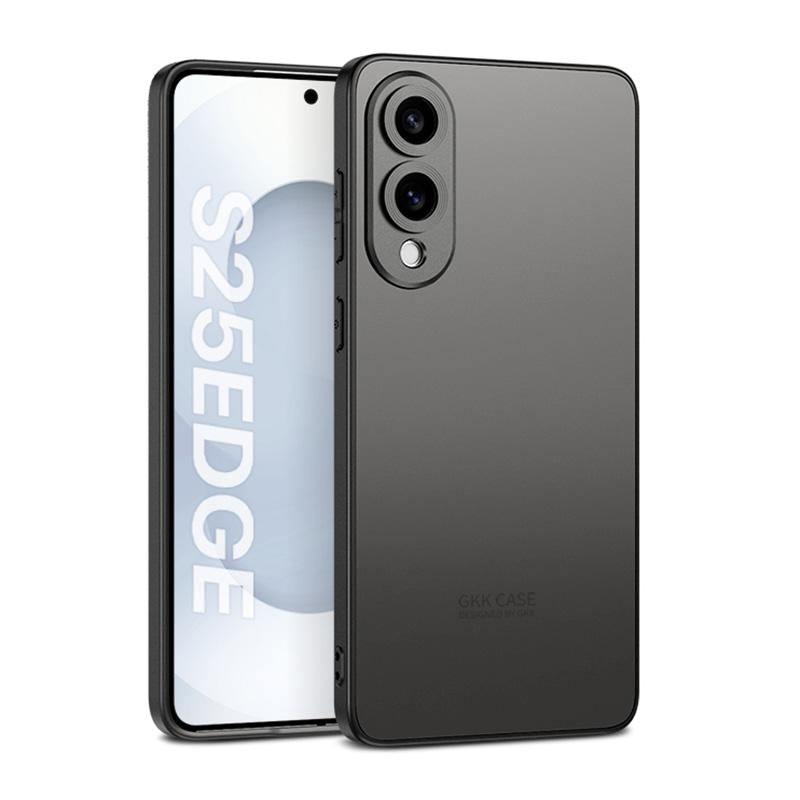 For Samsung Galaxy S25 Edge 5G GKK Skin Feel PC Hybrid TPU Phone Case(Titanium Black)