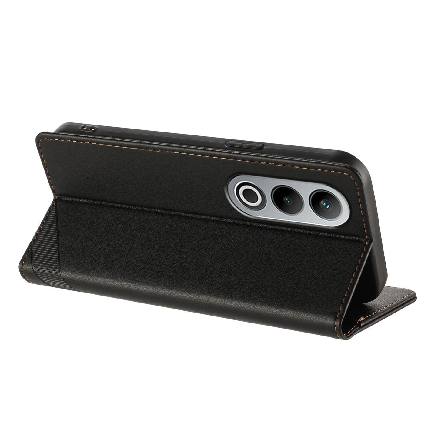 For OPPO K12 Embossed Multi-functional Wallet Retro Leather Phone Case(Black)