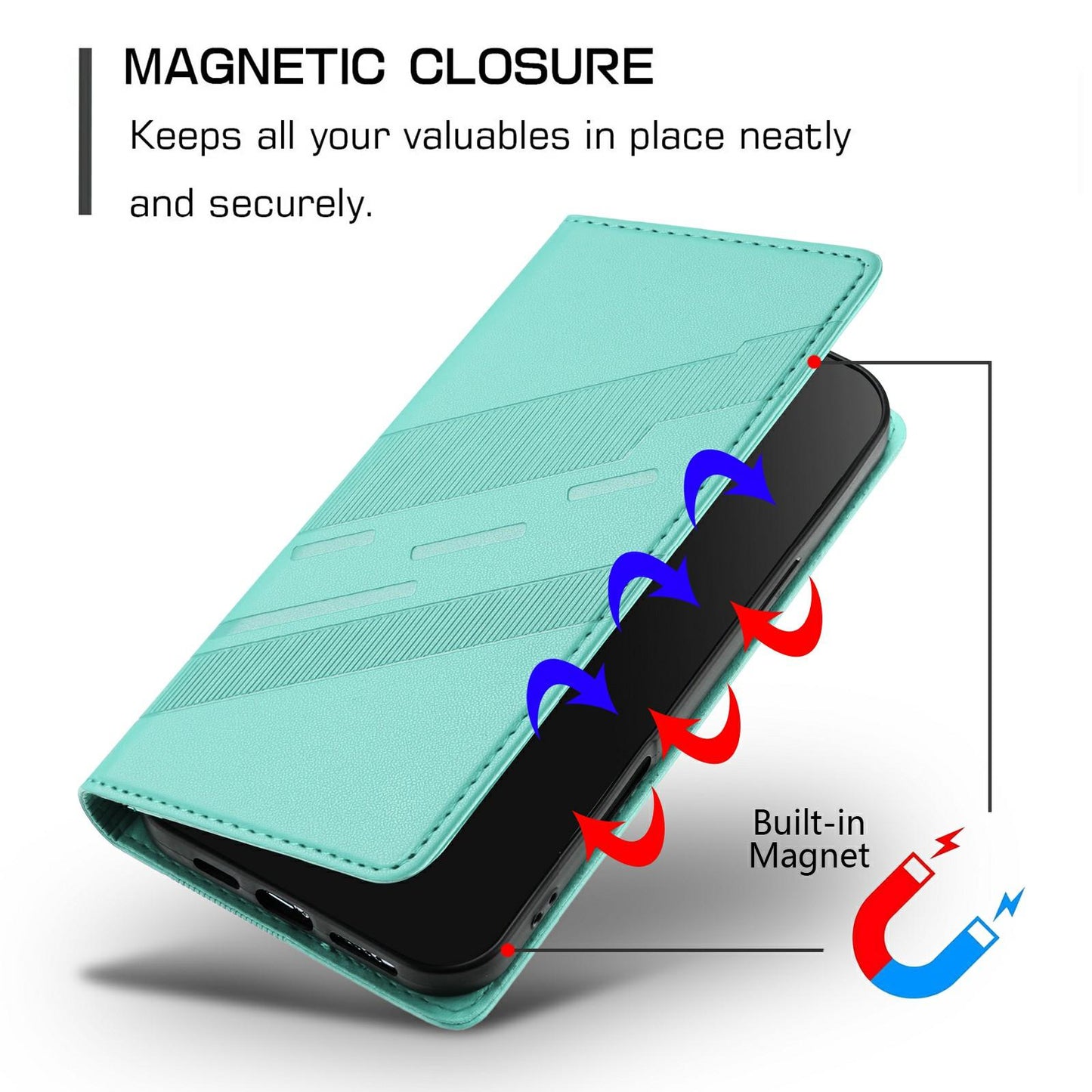 For OPPO K12 Embossed Multi-functional Wallet Retro Leather Phone Case(Mint Green)