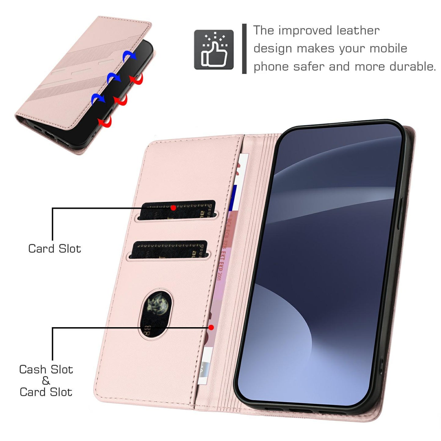 For OPPO K12 Embossed Multi-functional Wallet Retro Leather Phone Case(Pink)