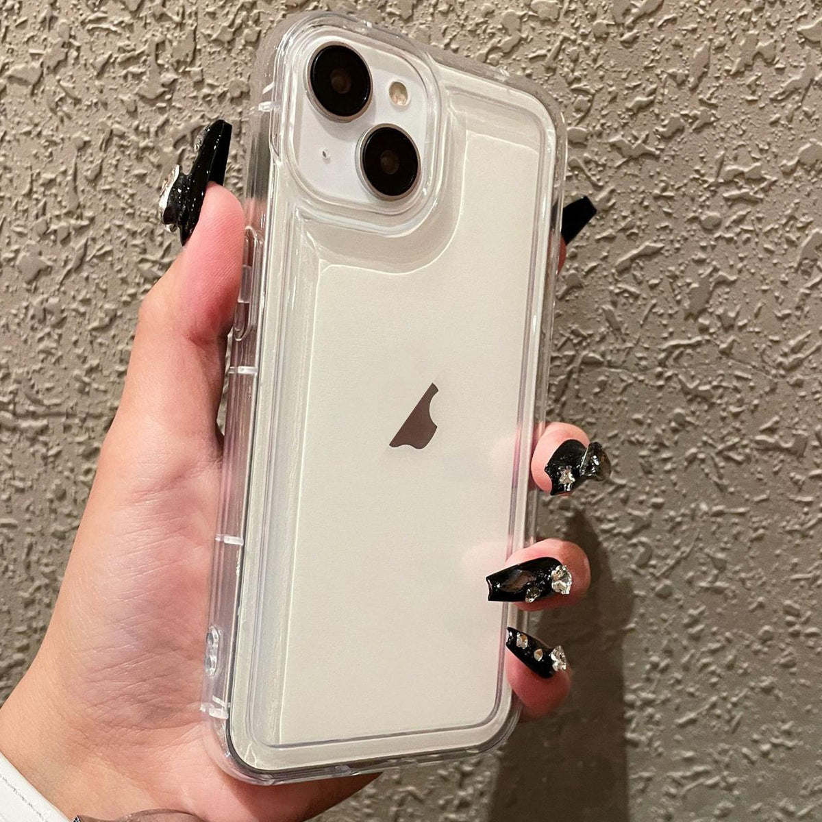 Compatible with iPhone 18 Pro Max & 17 Pro Max Photo Frame Airbag Shockproof TPU Phone Case - Transparent