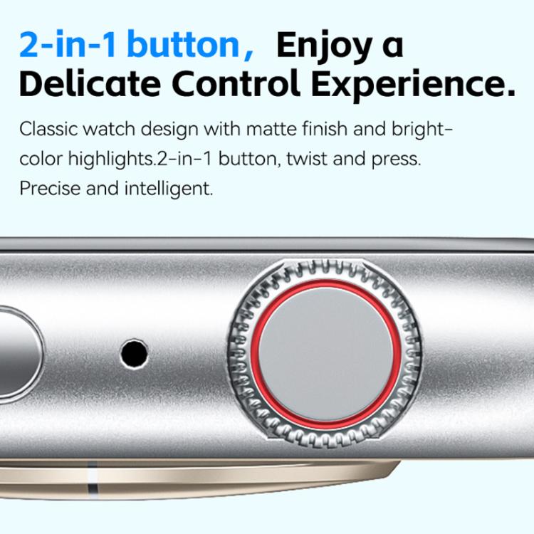 WK WH-08 Dreamer S Smart Watch, 2.01 inch Screen, Support BT Call(White)