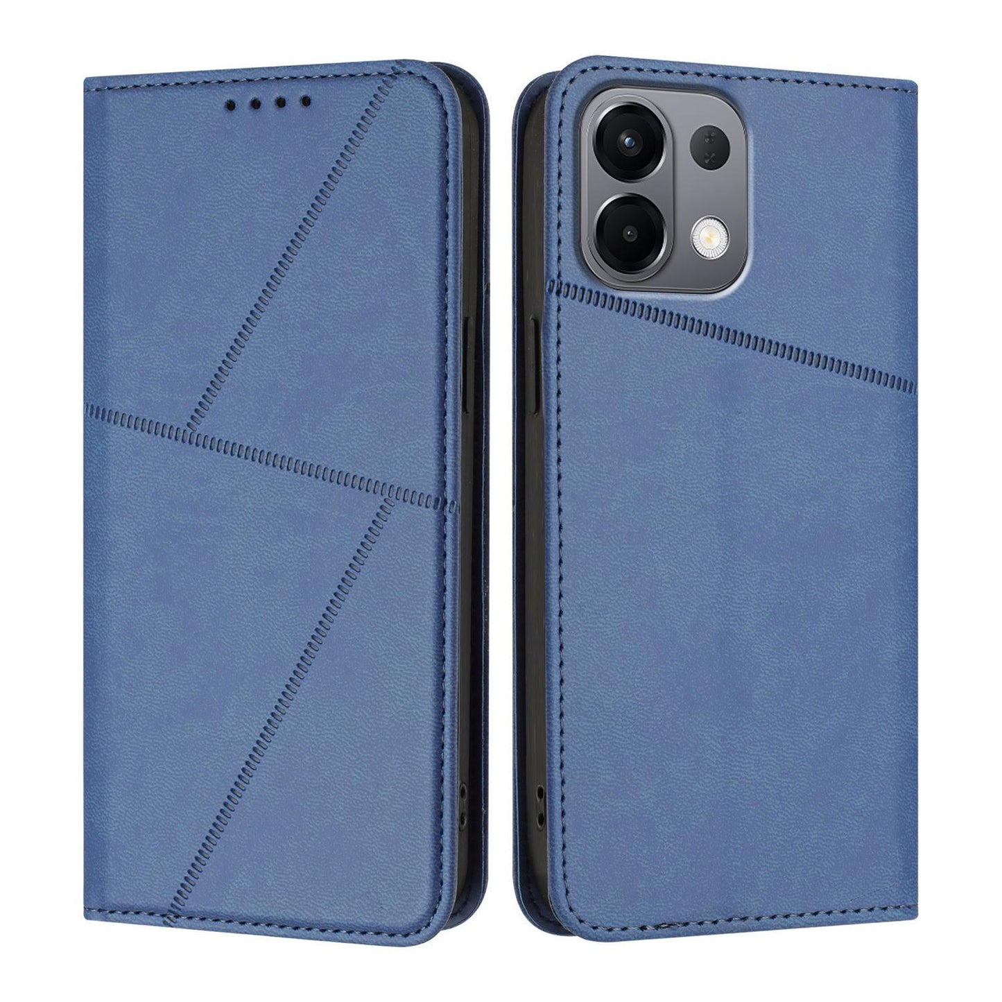 For OPPO K13 5G Strong Magnetic Frosted Flip Leather Phone Case(Royal Blue)