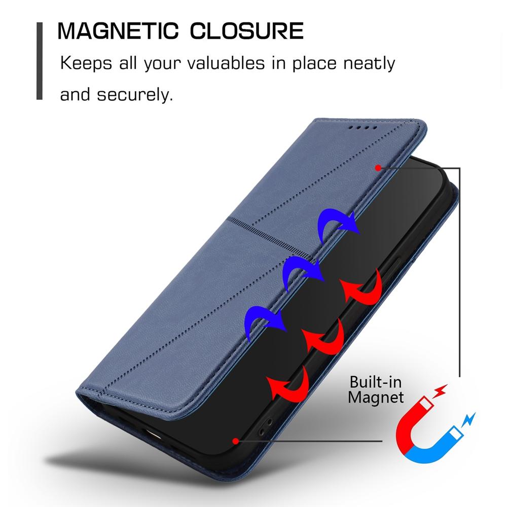 For OPPO K13 5G Strong Magnetic Frosted Flip Leather Phone Case(Royal Blue)
