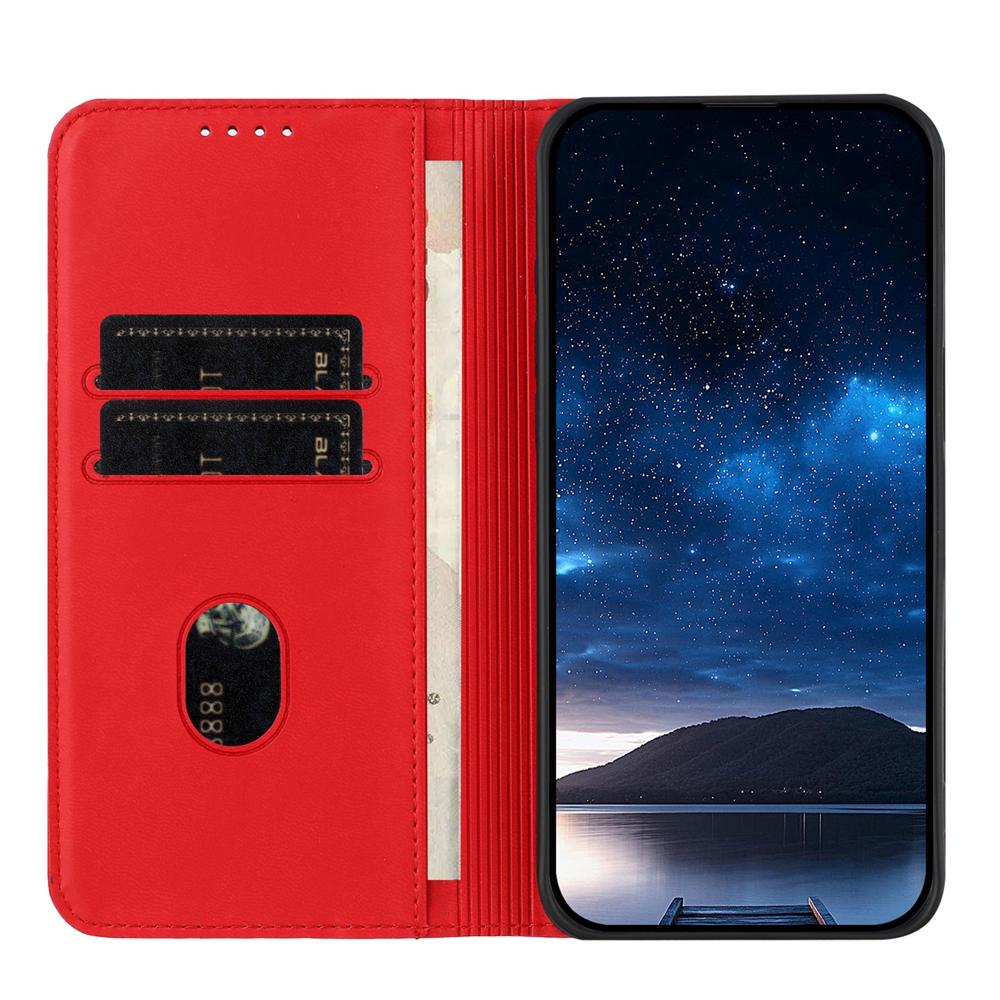 For OPPO K13 5G Strong Magnetic Frosted Flip Leather Phone Case(Red)