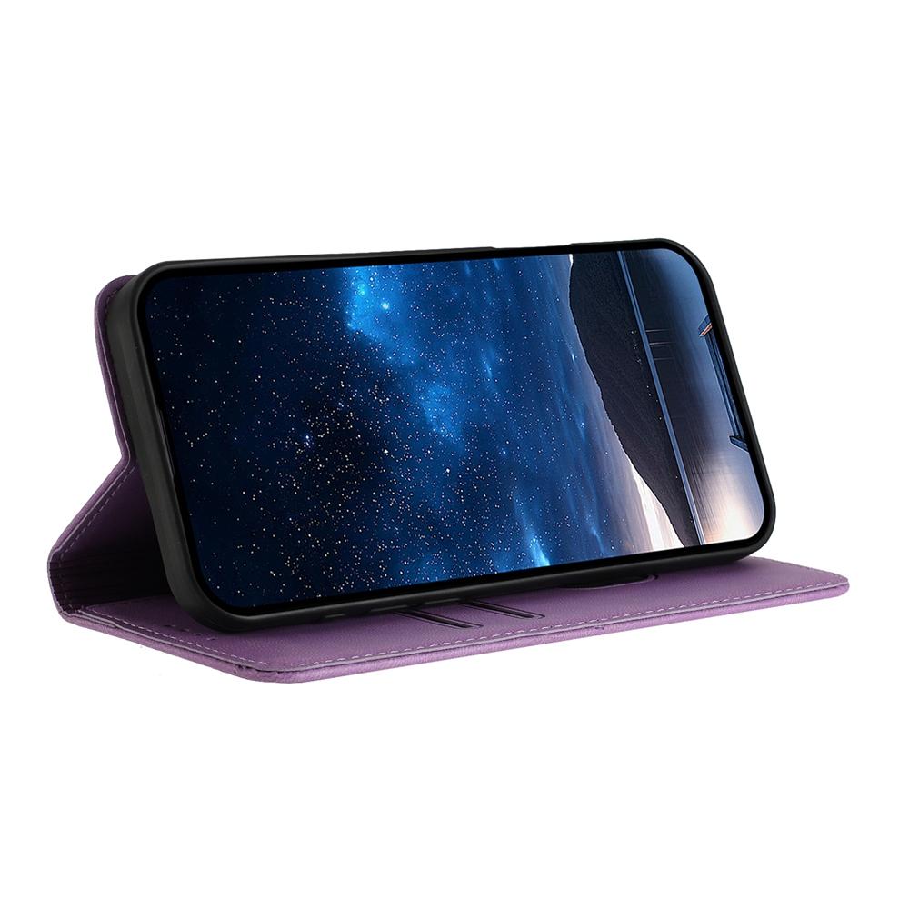 For OPPO K13 5G Strong Magnetic Frosted Flip Leather Phone Case(Light Purple)