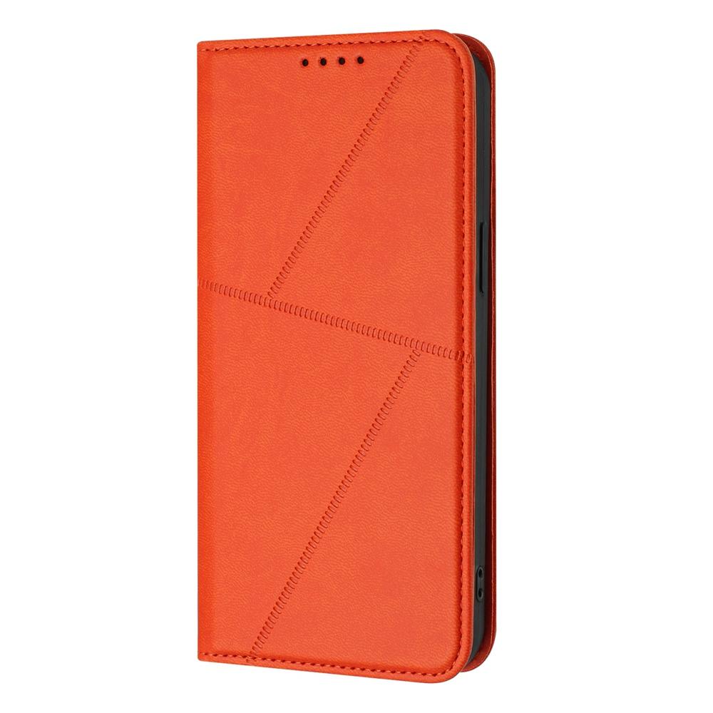 For OPPO K13 5G Strong Magnetic Frosted Flip Leather Phone Case(Orange)
