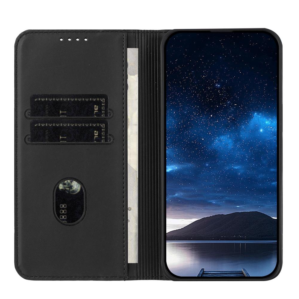 For OPPO K13 5G Strong Magnetic Frosted Flip Leather Phone Case(Black)