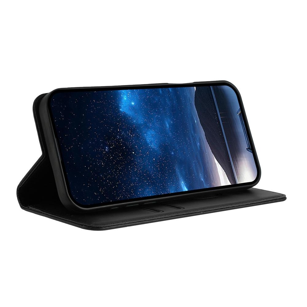 For OPPO K13 5G Strong Magnetic Frosted Flip Leather Phone Case(Black)