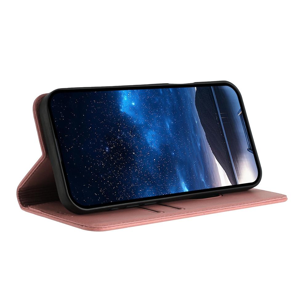 For OPPO K13 5G Strong Magnetic Frosted Flip Leather Phone Case(Pink)