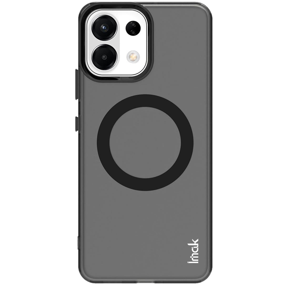 For OPPO K12s 5G / K13 5G IMAK Chocolate Series TPU + PET MagSafe Phone Case(Black)