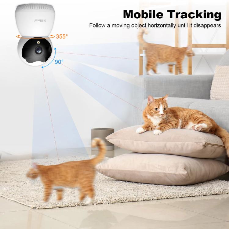 SriHome SH036 500W Pixel AI Smart HD Camera Supports Human Tracking(EU Plug)