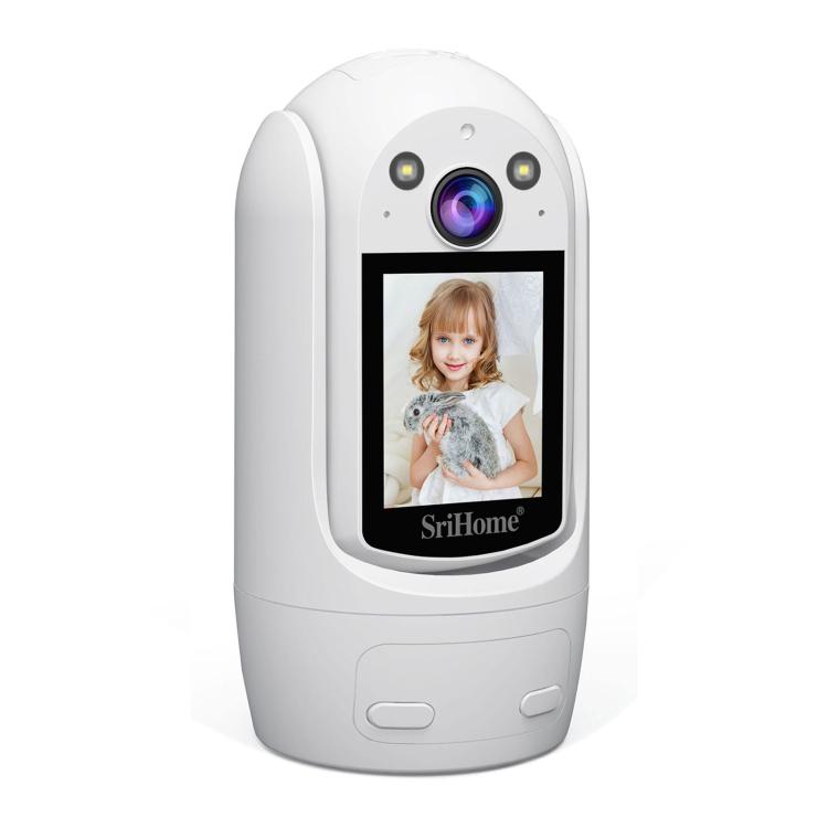 SriHome SH060 2MP 2.4 inch IPS Screen Smart IP Camera Supports Two-way Video Voice Call(EU Plug)