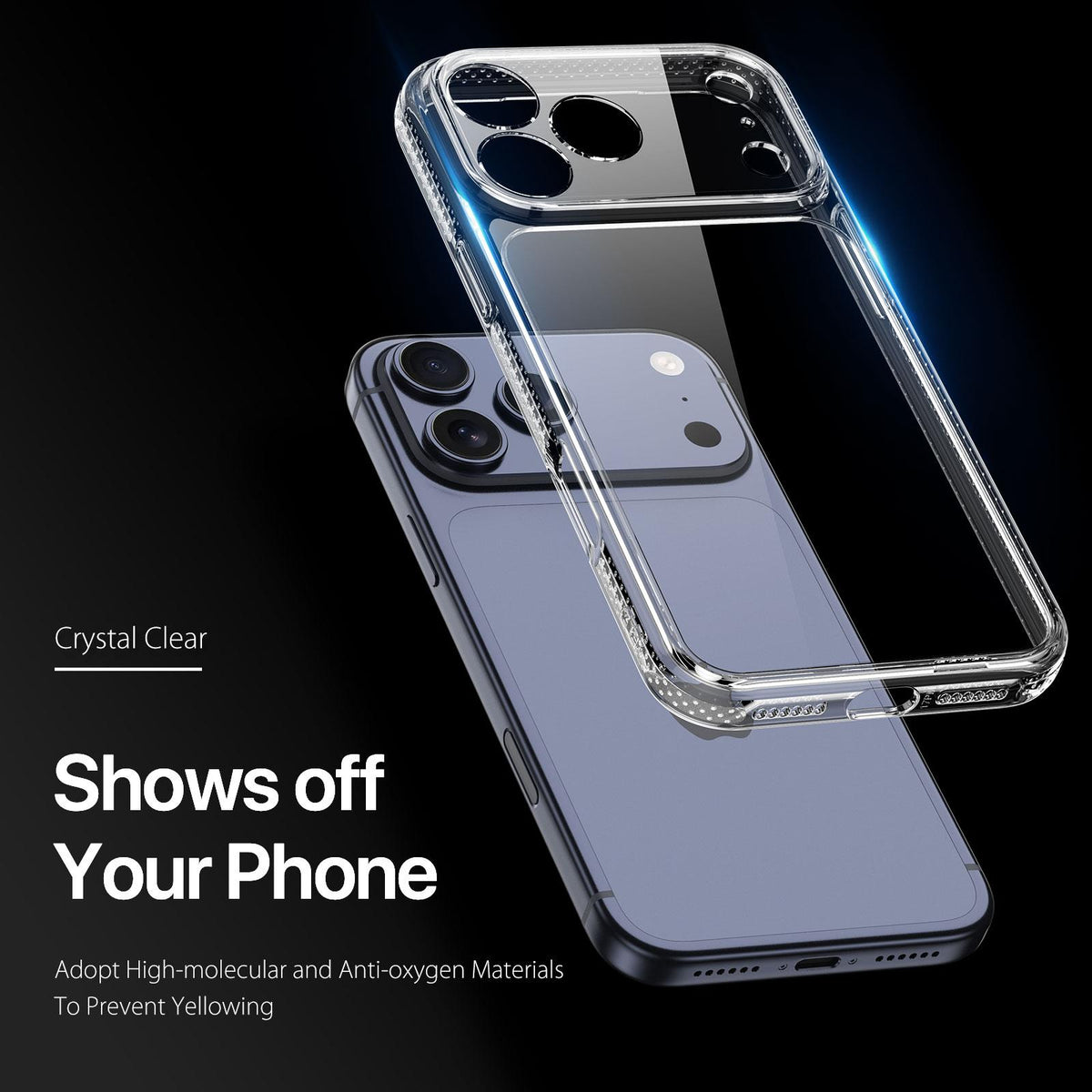 Compatible with iPhone 18 Pro Max DUX DUCIS Clin Series PC + TPU Phone Case - Transparent