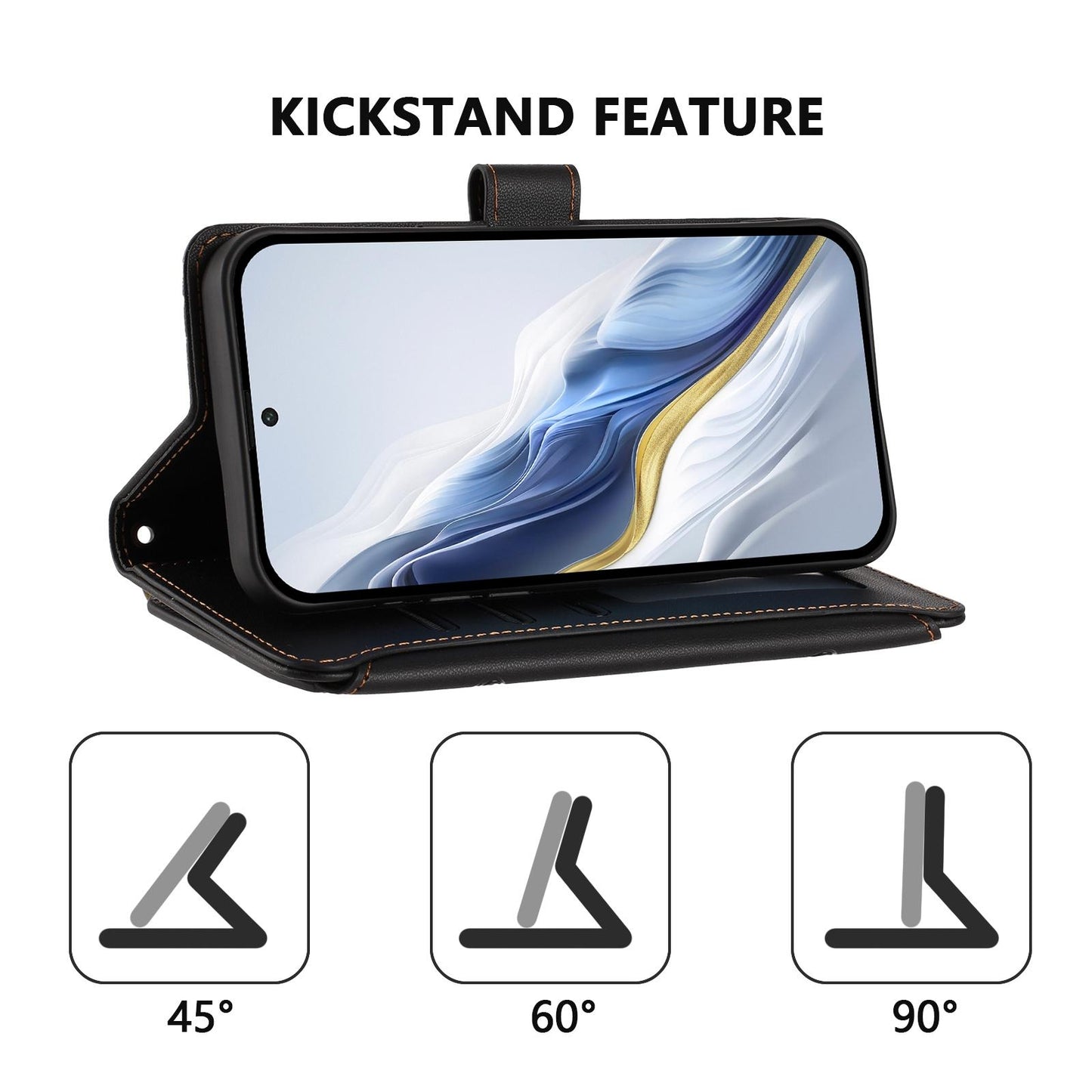 For OPPO K13 India Butterfly Love Flower Multi-card Zipper Wallet Leather Phone Case(Black)