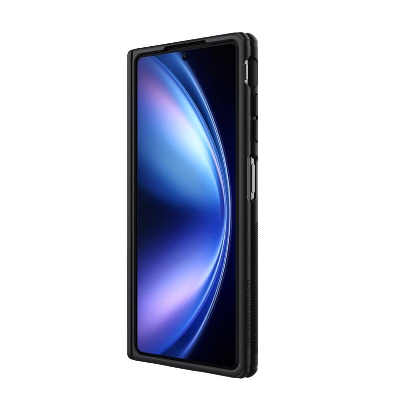 For vivo X Fold5 NILLKIN Super Frosted Shield Prop PC + TPU Transparent Mirror Cover Phone Case(Black)