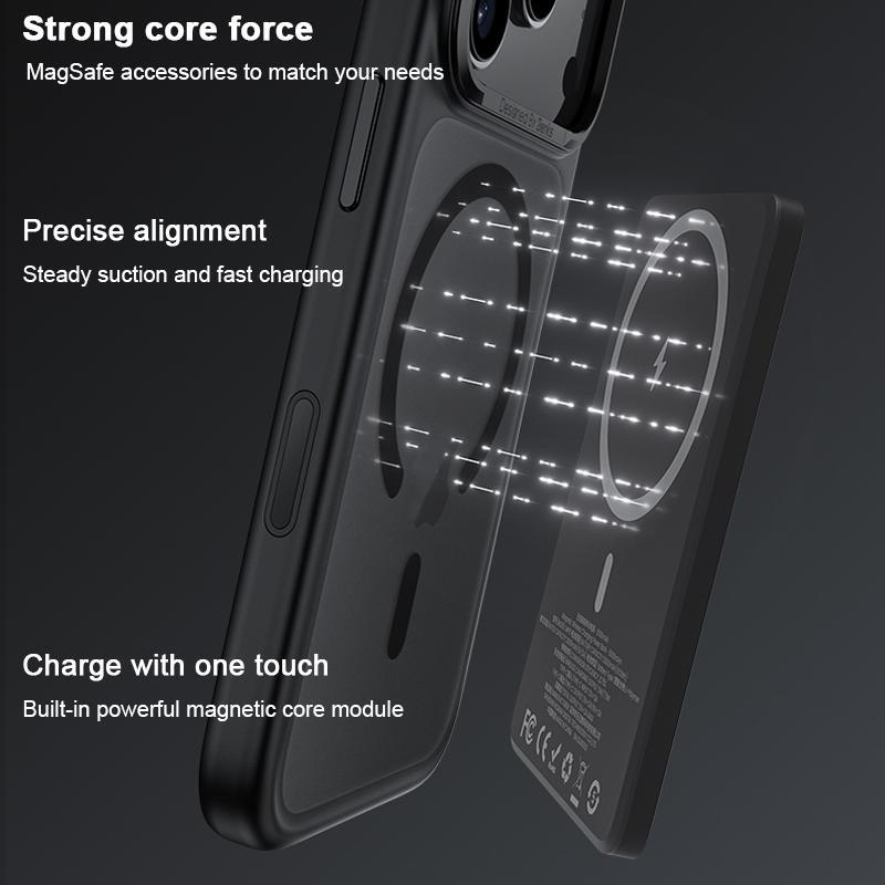 Compatible with iPhone 18 Pro Max & 17 Pro Max Benks Skin Feel Series MagSafe Magnetic Shockproof Phone Case - Orange
