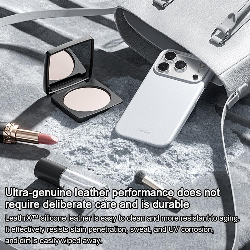 Compatible with iPhone 18 Pro Max & 17 Pro Max Benks Q2 Series Shockproof MagSafe Magnetic Phone Case - White