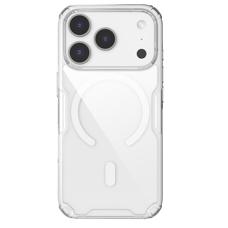 Compatible with iPhone 18 Pro Max NILLKIN Ultra Clear Magsafe PC + TPU Phone Case - White