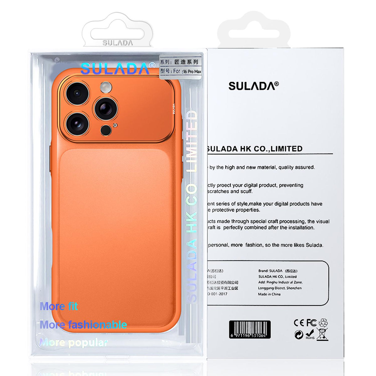 Compatible with iPhone 18 Pro Max SULADA TransCompatible withms Into 17 Pro Semi-Transparent Matte Shockproof Phone Case - Gray