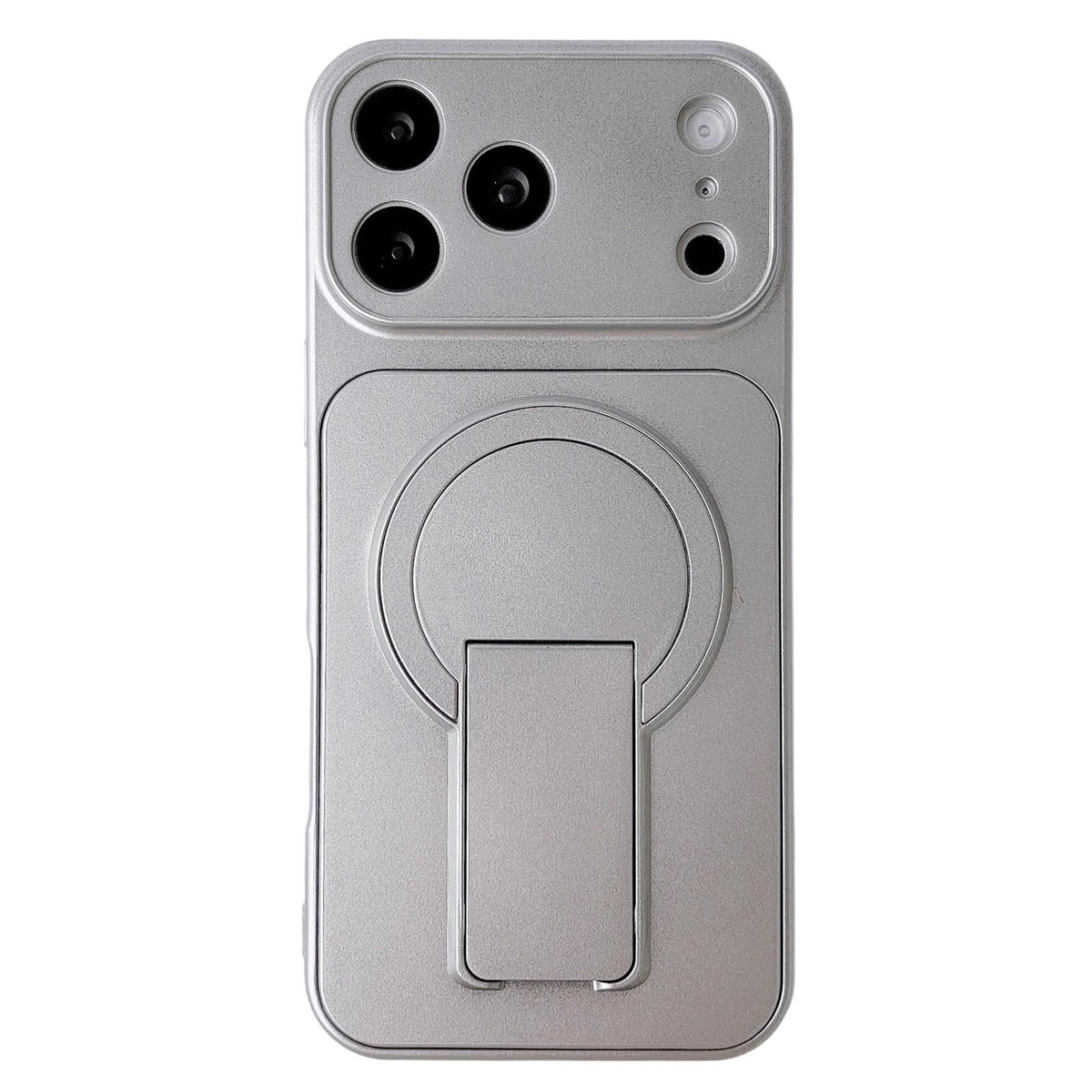 Compatible with iPhone 18 Pro Instantly TransCompatible withms Into 17 Pro Invisible Holder Magnetic Phone Case - Silver