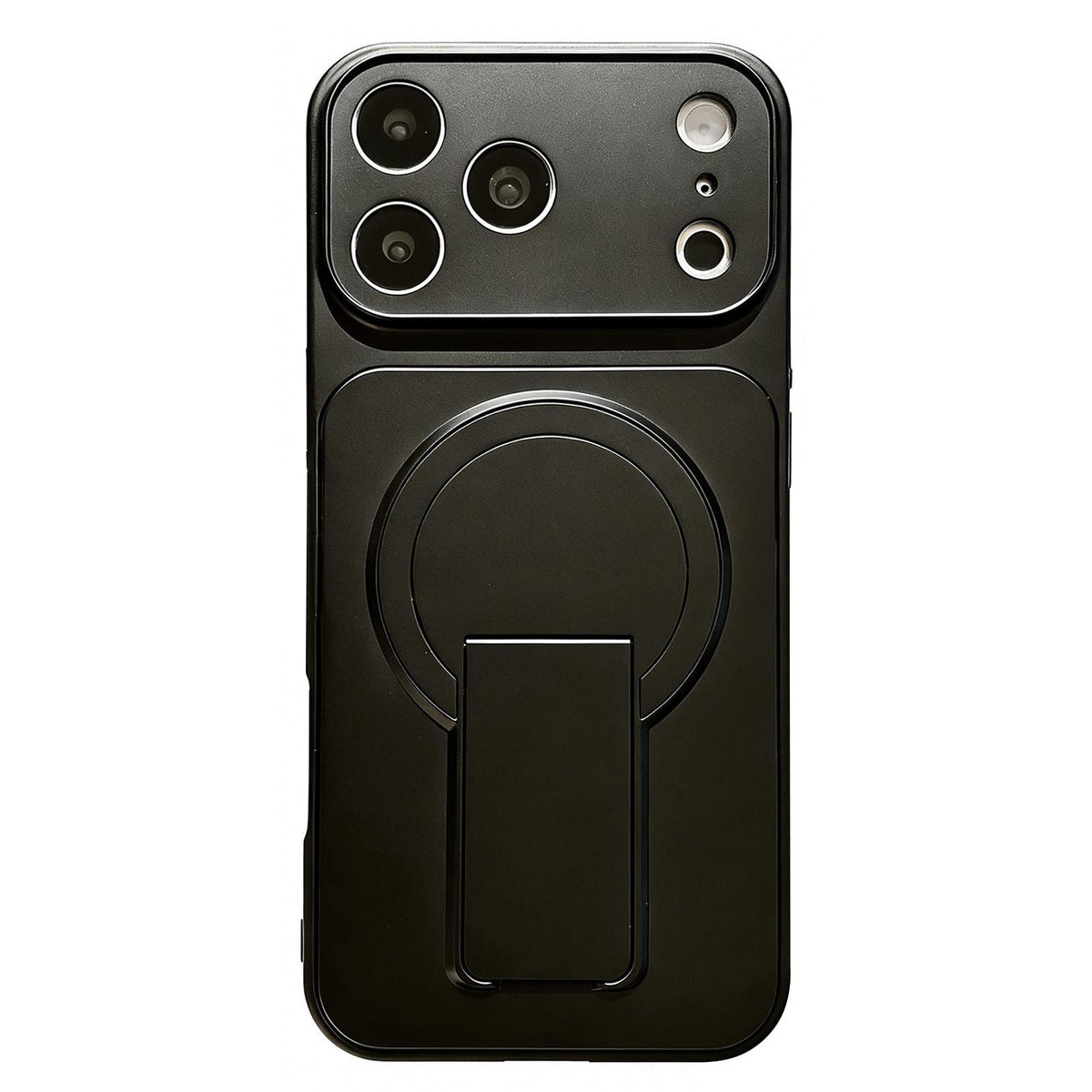 Compatible with iPhone 18 Pro Max Instantly TransCompatible withms Into 17 Pro Invisible Holder Magnetic Phone Case - Black