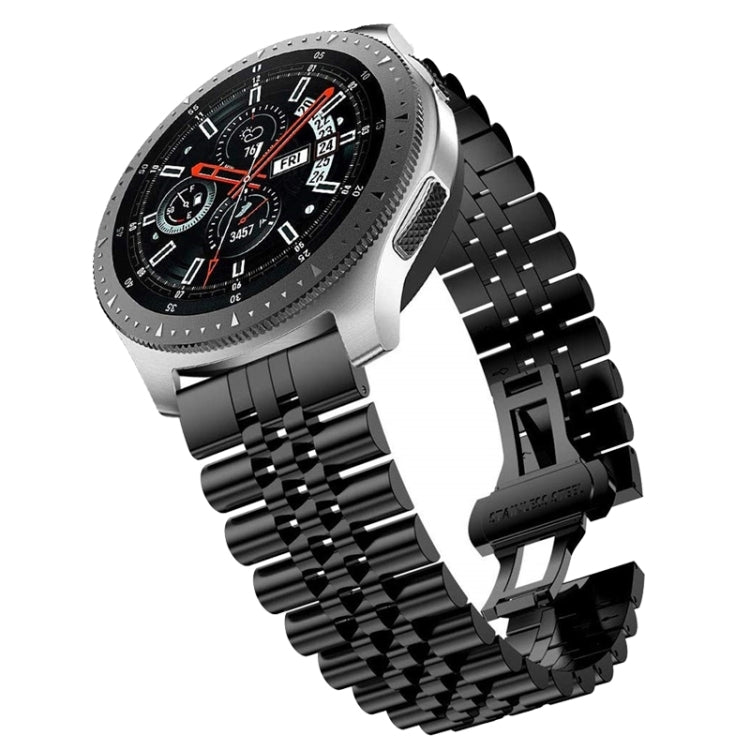 Five Beads Steel Replacement Strap Watchband, 20mm For Huawei Watch GT 2 42mm, 22mm For Huawei Watch GT 2 46mm