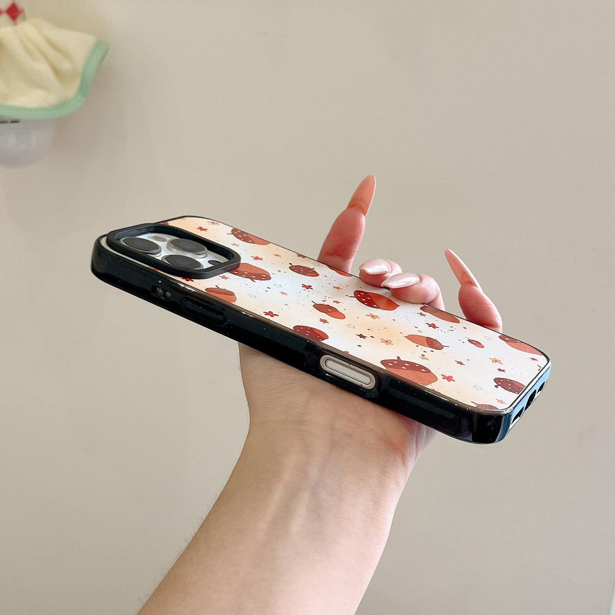 Compatible with iPhone 18 Pro & 17 Pro Autumn Story Acrylic TPU Phone Case - Multicolored Pumpkin