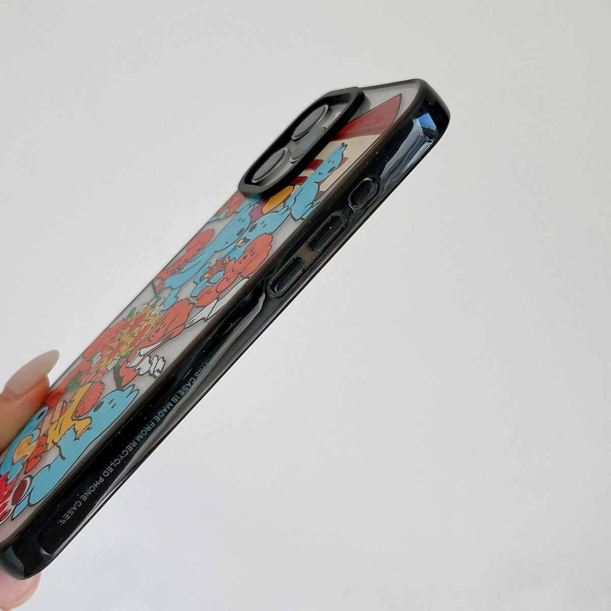Compatible with iPhone 18 Pro Max & 17 Pro Max Cute Dog Pattern Acrylic TPU Phone Case - Brown Curly Haired Puppy