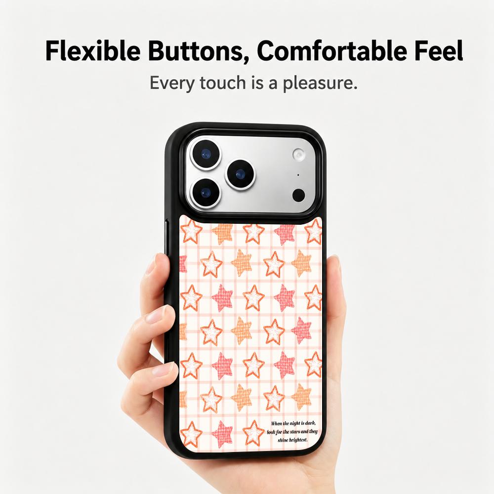 Compatible with iPhone 18 Pro & 17 Pro Fire Series PC Silicone Magnetic Phone Case - Mars Brilliance