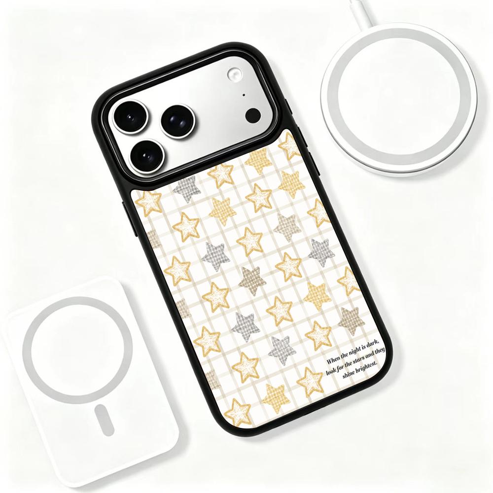 Compatible with iPhone 18 Pro Max & 17 Pro Max Gold Series PC Silicone Magnetic Phone Case - Venus Brilliance