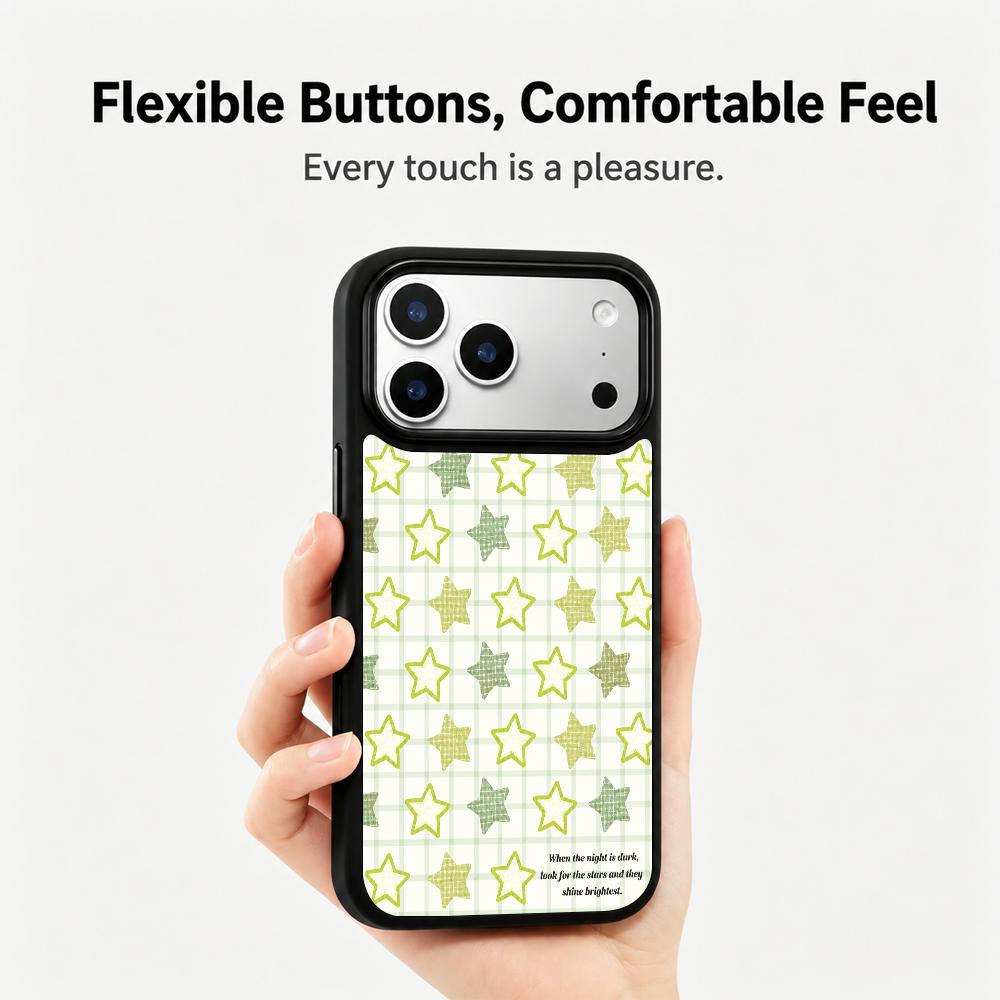 Compatible with iPhone 18 Pro Max & 17 Pro Max Wood Series PC Silicone Magnetic Phone Case - Jupiter Shimmer Print