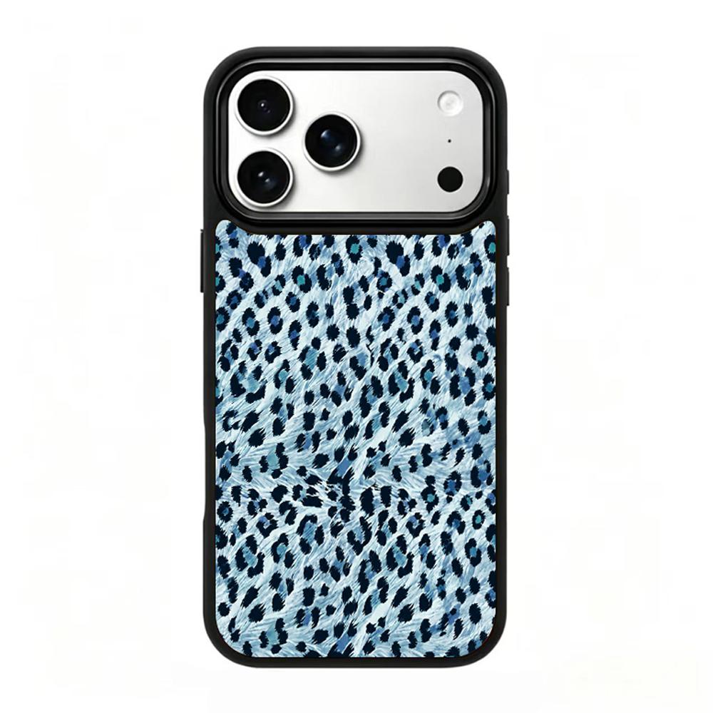 Compatible with iPhone 18 Pro Max & 17 Pro Max Water Series PC Silicone Magnetic Phone Case - Water Leopard Print