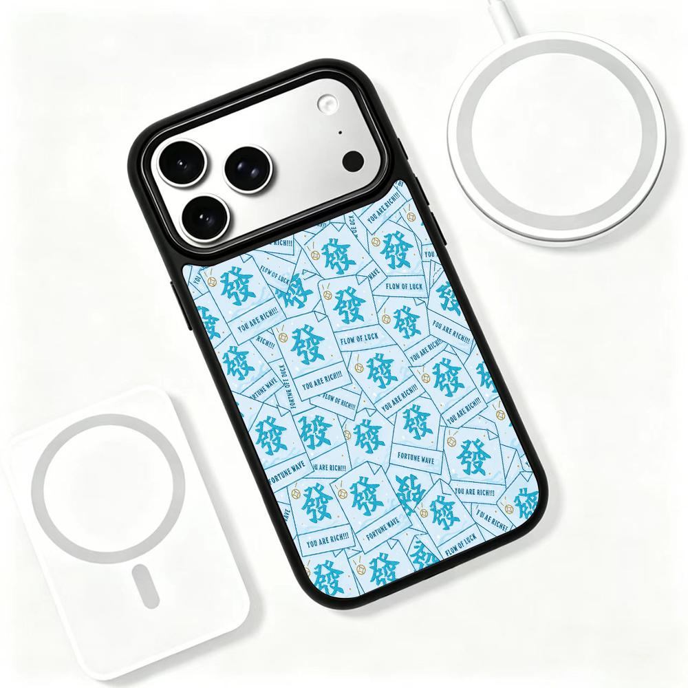 Compatible with iPhone 18 Pro & 17 Pro Water Series PC Silicone Magnetic Phone Case - Water Money Note