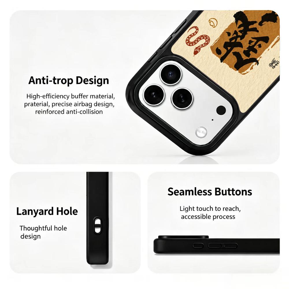 Compatible with iPhone 18 Pro Max & 17 Pro Max Earth Series PC Silicone Magnetic Phone Case - Earth Money Comes