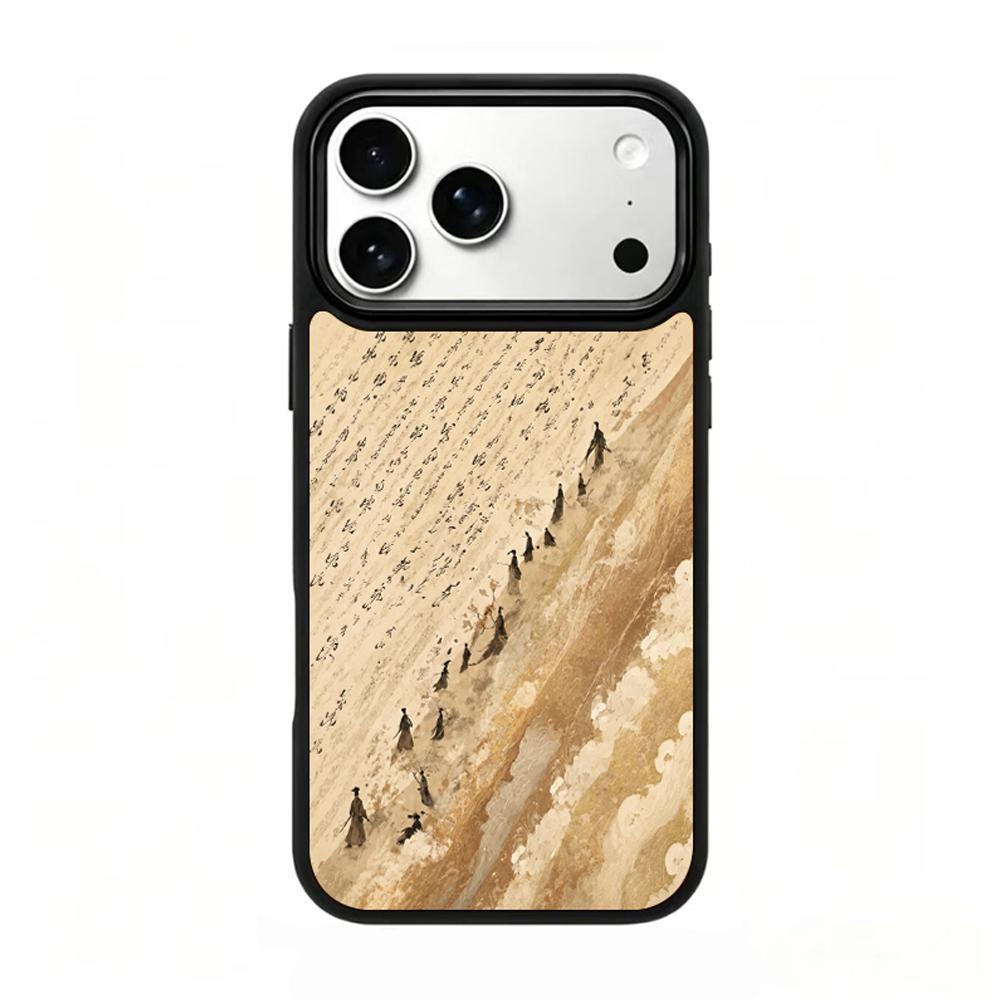 Compatible with iPhone 18 Pro & 17 Pro Earth Series PC Silicone Magnetic Phone Case - Earthy Cloud Journey